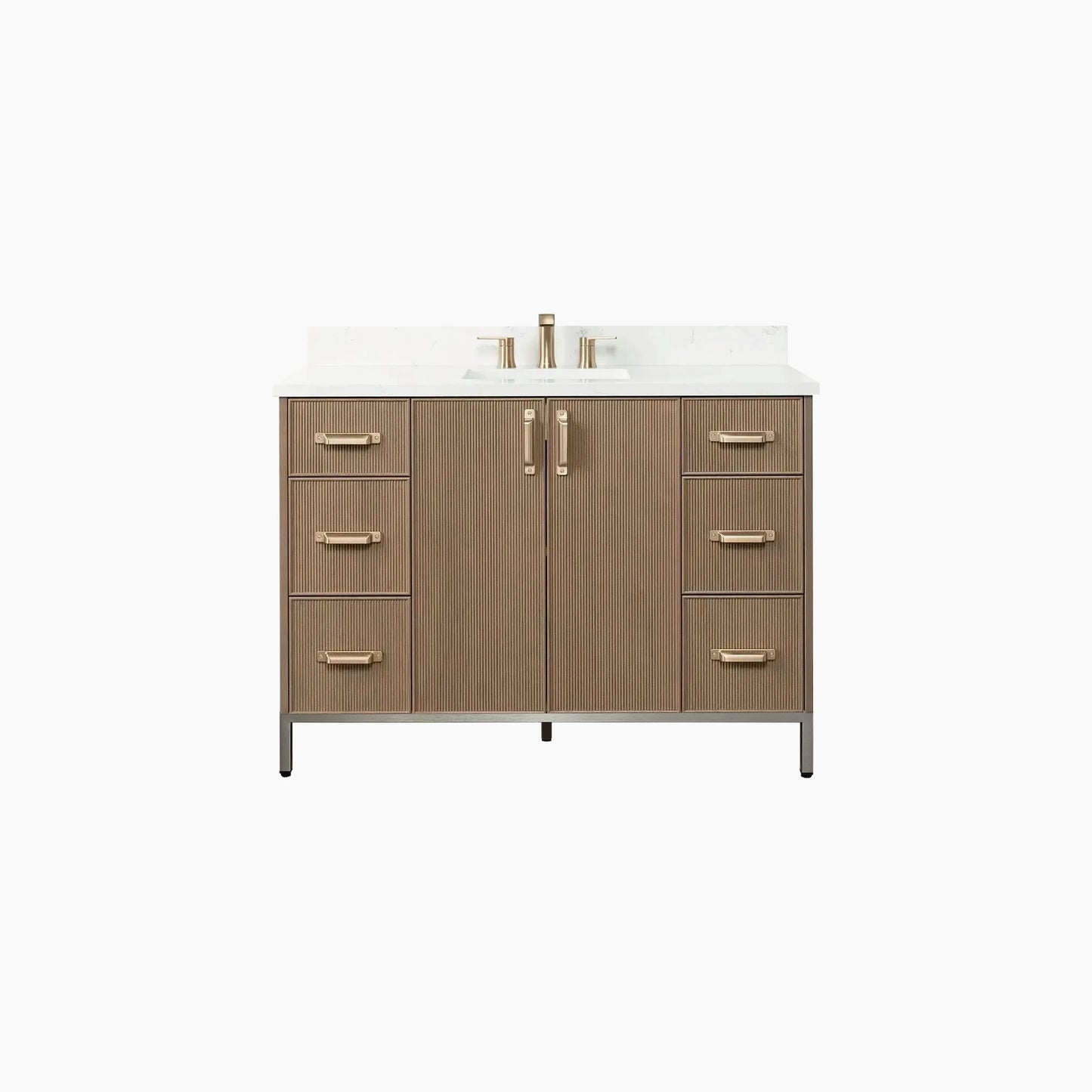 Malibu 48" Almond Coast Bathroom Vanity