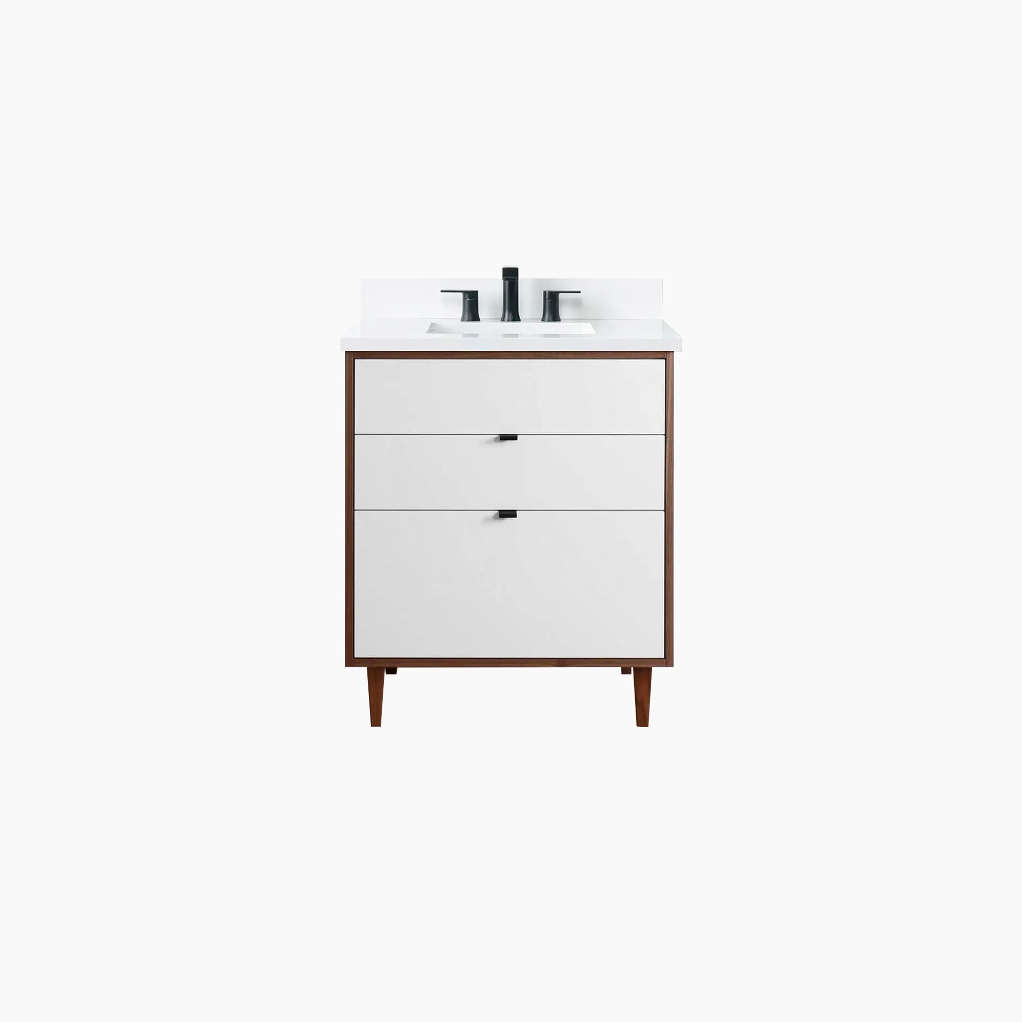 Sidney 30 Gloss White Bathroom Vanity