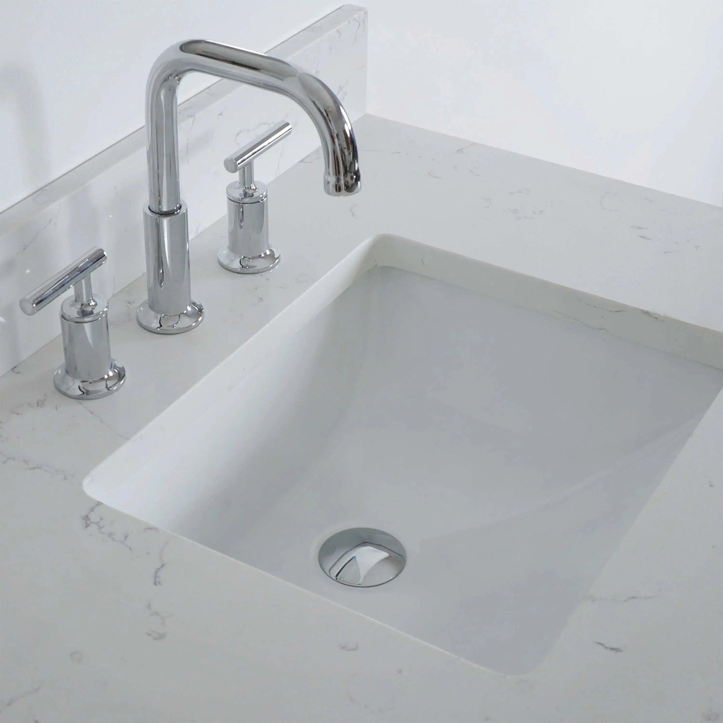 Sidney SLIM 30" Wall Mount Gloss White Bathroom Vanity - All Drawers Teodor Bathroom Vanity Canada
