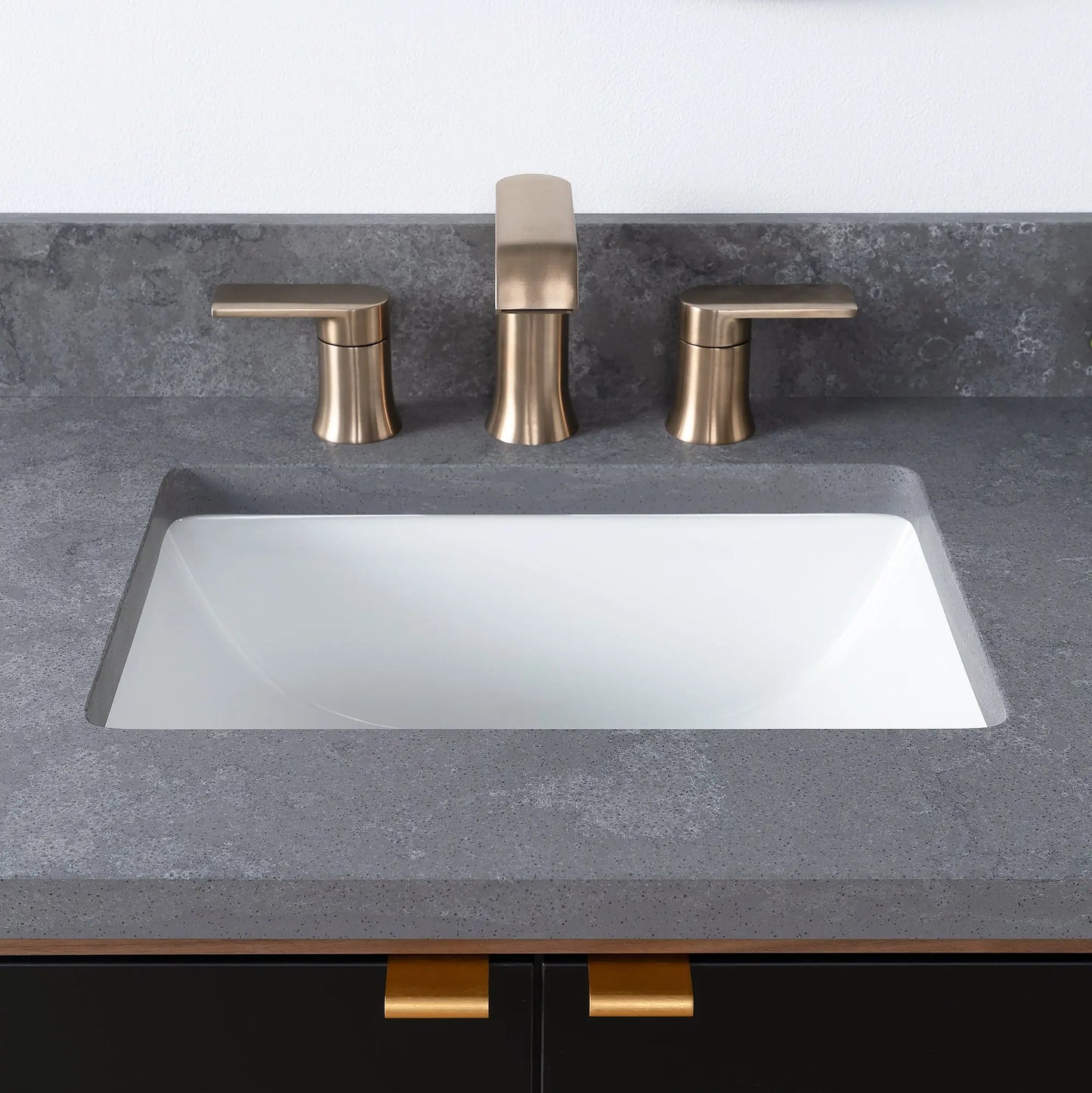 Sidney SLIM, 36" Teodor® Modern Wall Mount Matte Black Vanity, Left Sink Teodor Bathroom VanityCanada