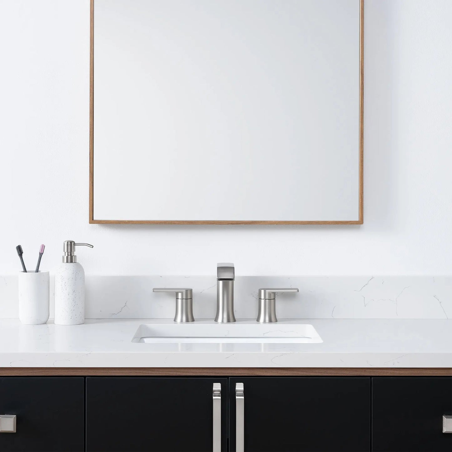 Sidney SLIM, 48" Teodor® Modern Wall Mount Matte Black Vanity Teodor Bathroom VanityCanada