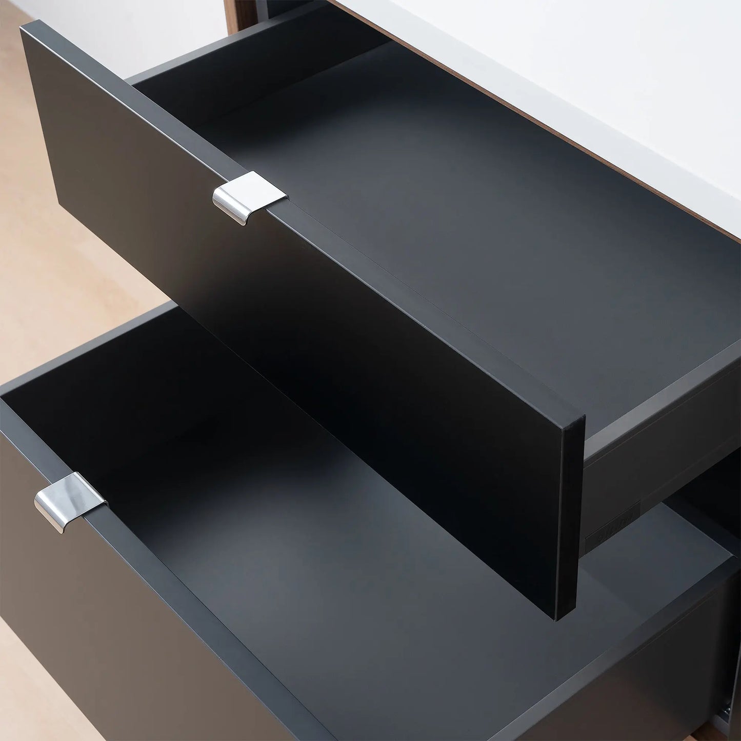 Sidney SLIM, 72" Teodor® Modern Wall Mount Matte Black Vanity Teodor Bathroom VanityCanada