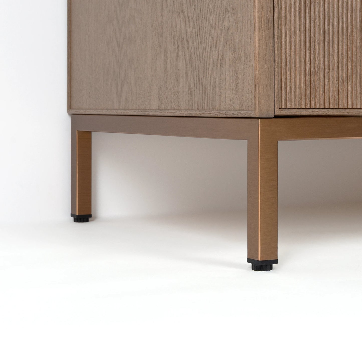 Malibu 36" Almond Coast Bathroom Vanity, Left Sink