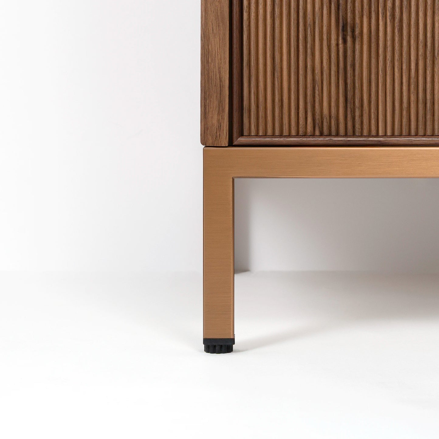 Malibu 36" American Black Walnut Bathroom Vanity, Left Sink