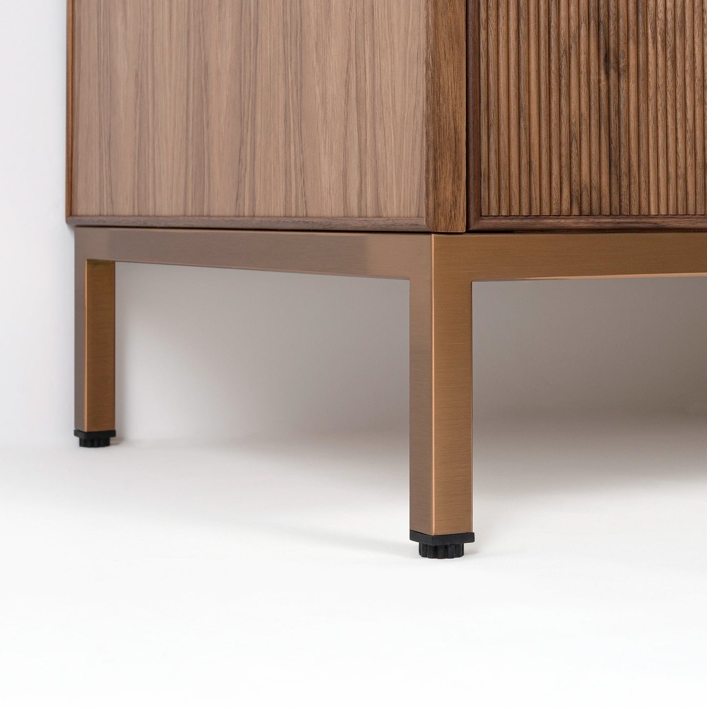 Malibu 36" American Black Walnut Bathroom Vanity, Left Sink