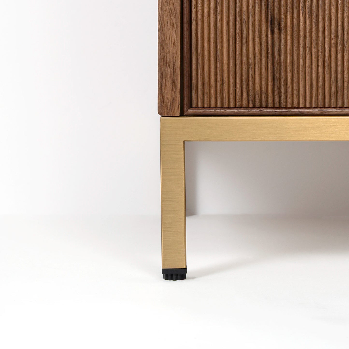 Malibu 36" American Black Walnut Bathroom Vanity, Left Sink