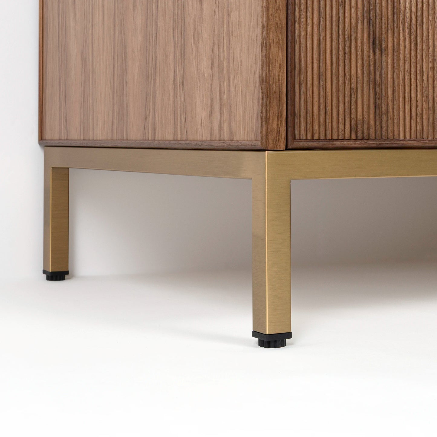 Malibu 36" American Black Walnut Bathroom Vanity, Left Sink