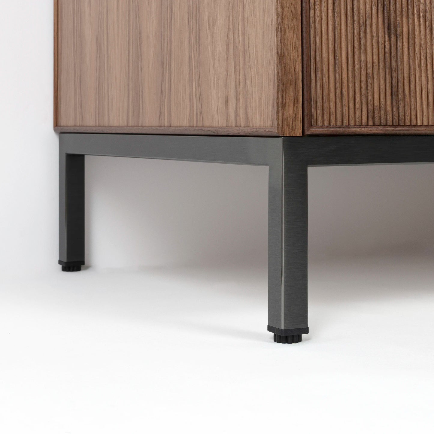 Malibu 36" American Black Walnut Bathroom Vanity, Left Sink