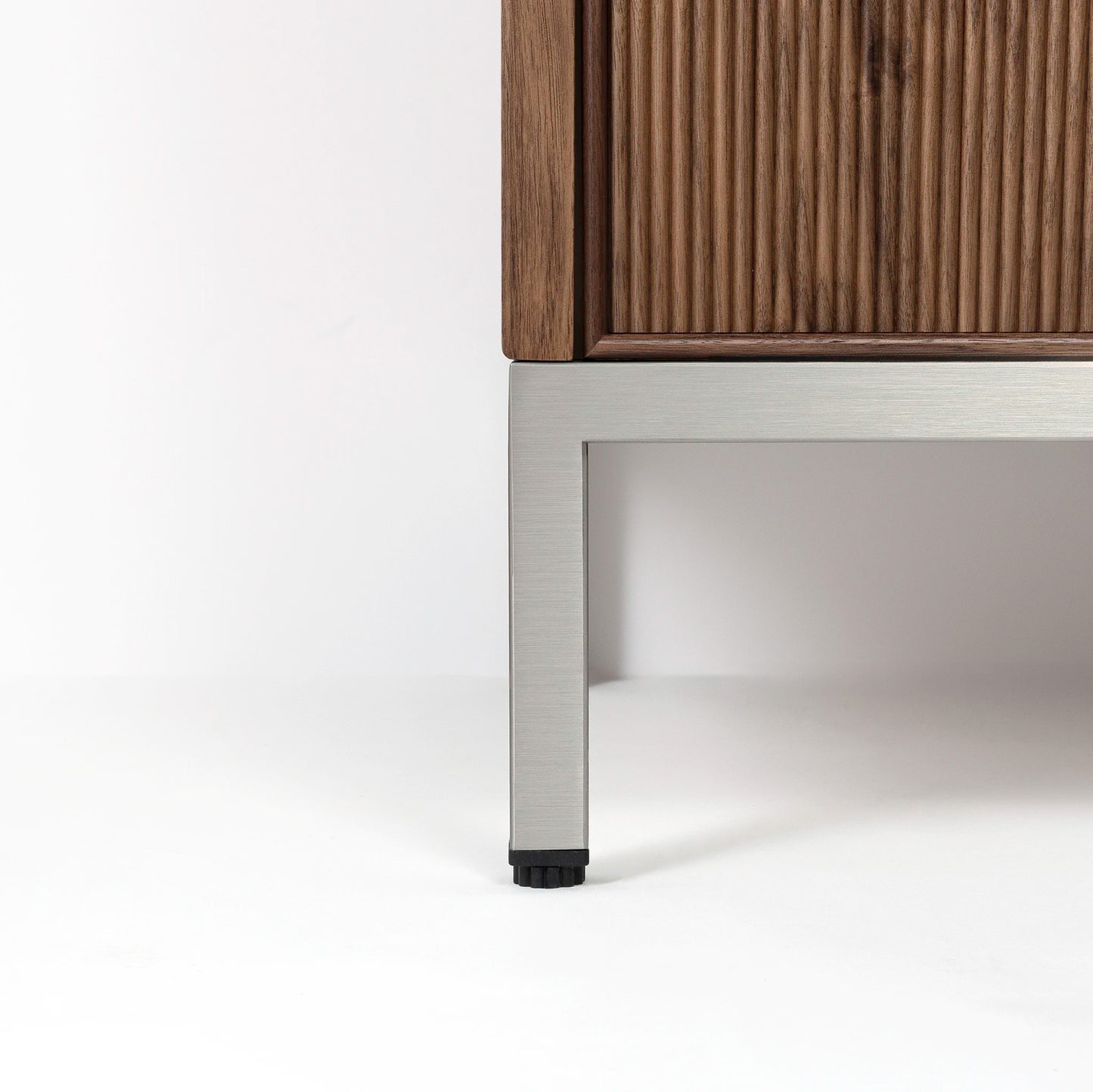 Malibu 36" American Black Walnut Bathroom Vanity, Left Sink