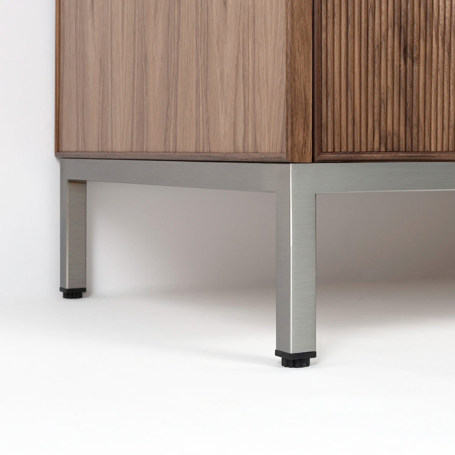 Malibu 36" American Black Walnut Bathroom Vanity, Left Sink