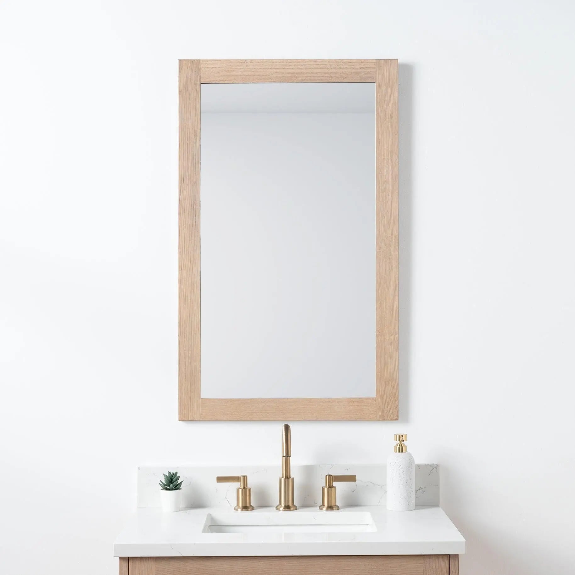 White Oak Mirror 22