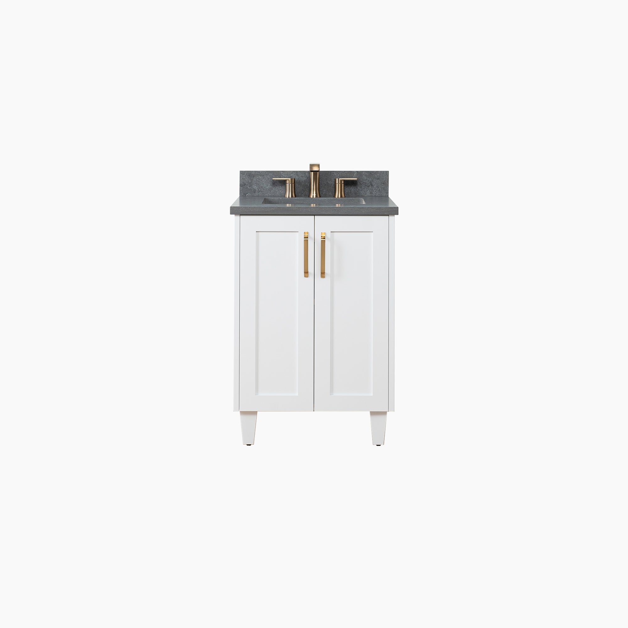 Bridgeport SLIM 24 Satin White Bathroom Vanity