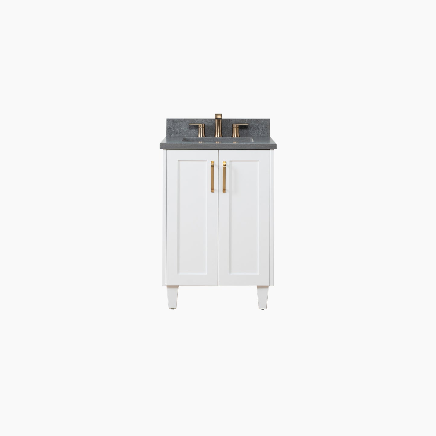 Bridgeport SLIM 24" Satin White Bathroom Vanity