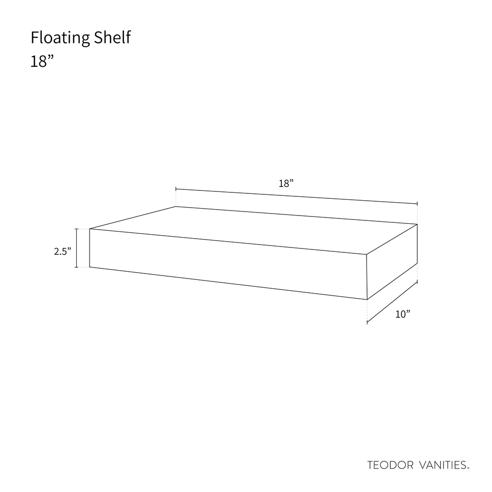 
                  
                    Almond Coast Floating Shelf
                  
                