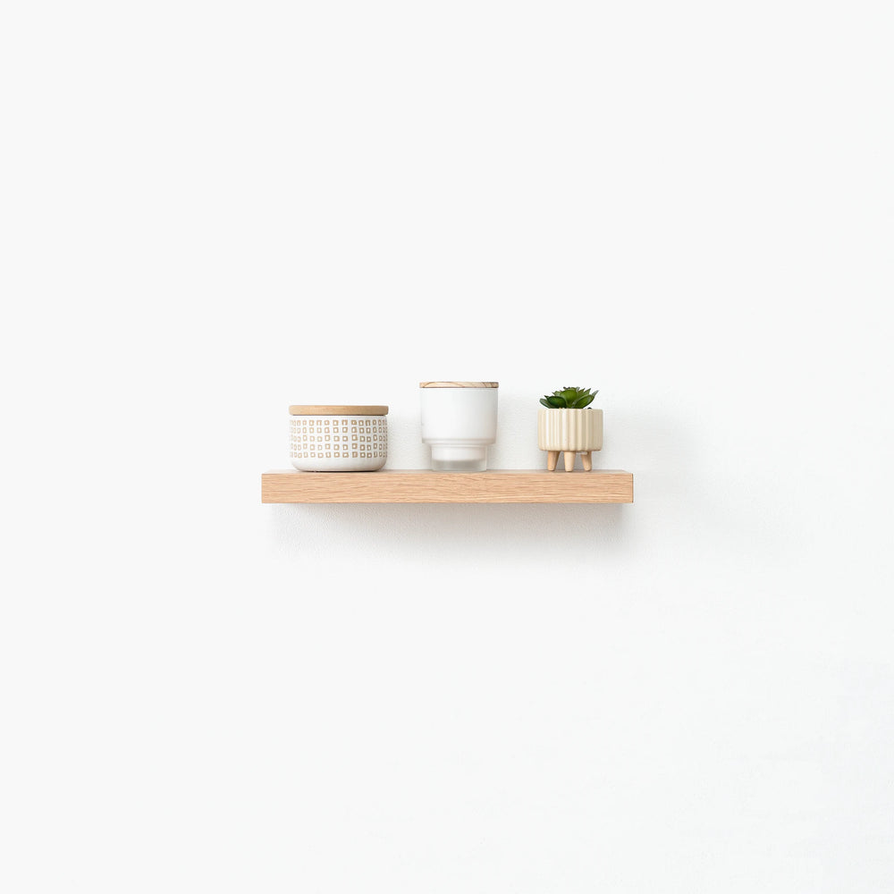 
                  
                    Natural White Oak Floating Shelf
                  
                