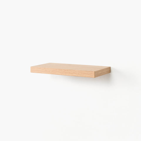 Natural White Oak Floating Shelf