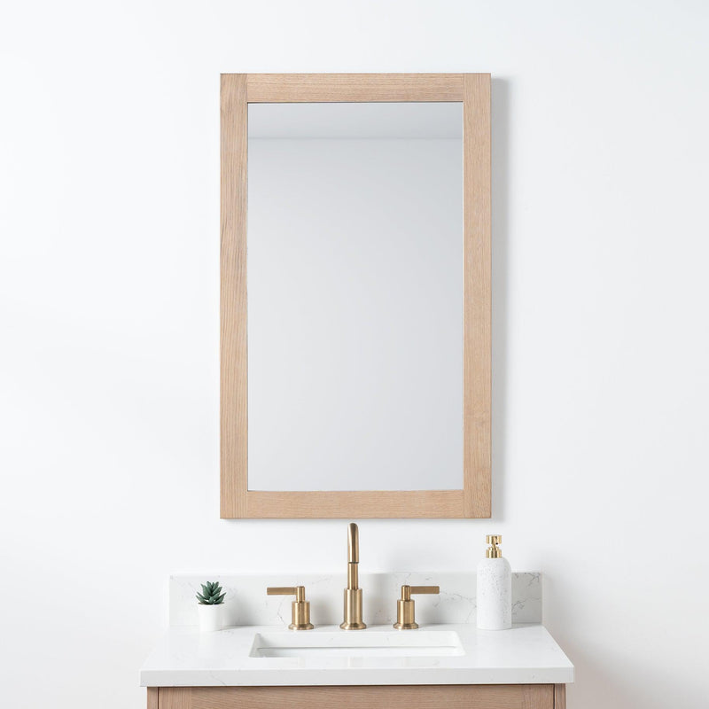 Teodor®, 22" White Oak Mirror