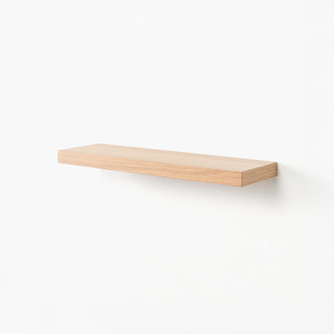 Natural White Oak Floating Shelf