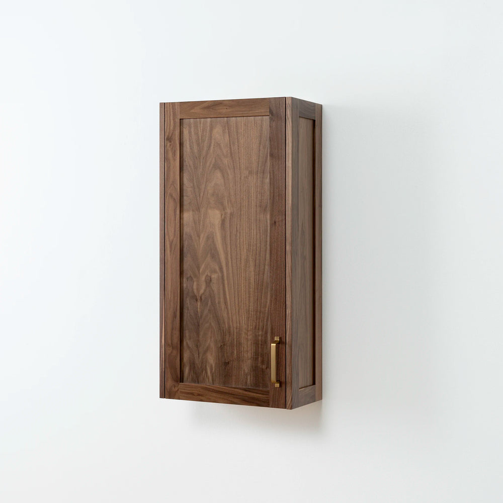 
                  
                    Bridgeport American Black Walnut Wall Cabinet - Teodor Vanities
                  
                