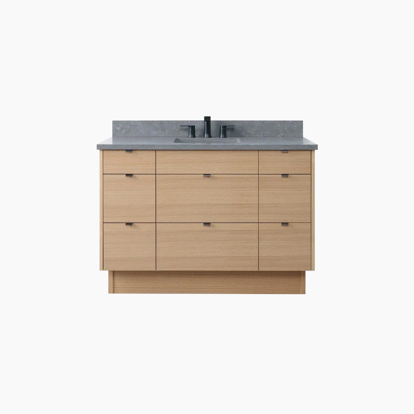 Asher 48" Natural White Oak Bathroom Vanity