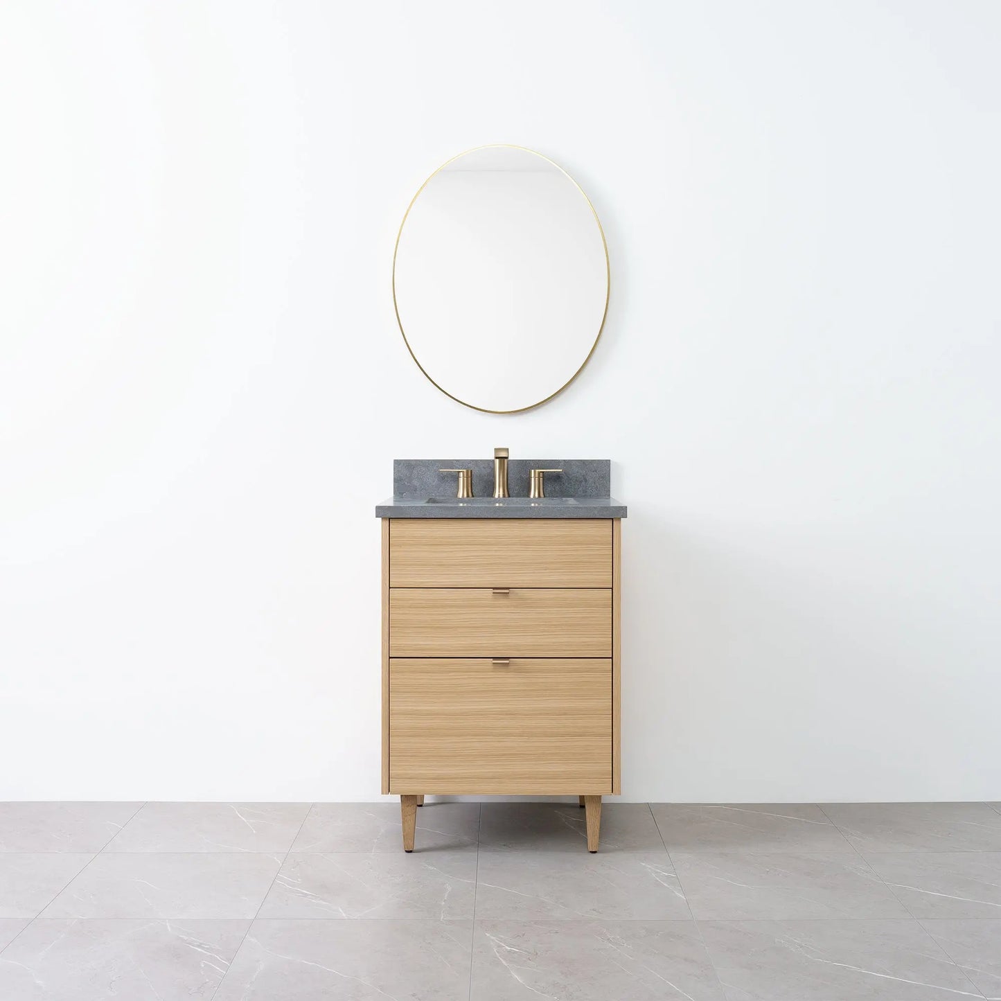 
                  
                    Austin 24" Natural White Oak Bathroom Vanity - Teodor Vanities
                  
                