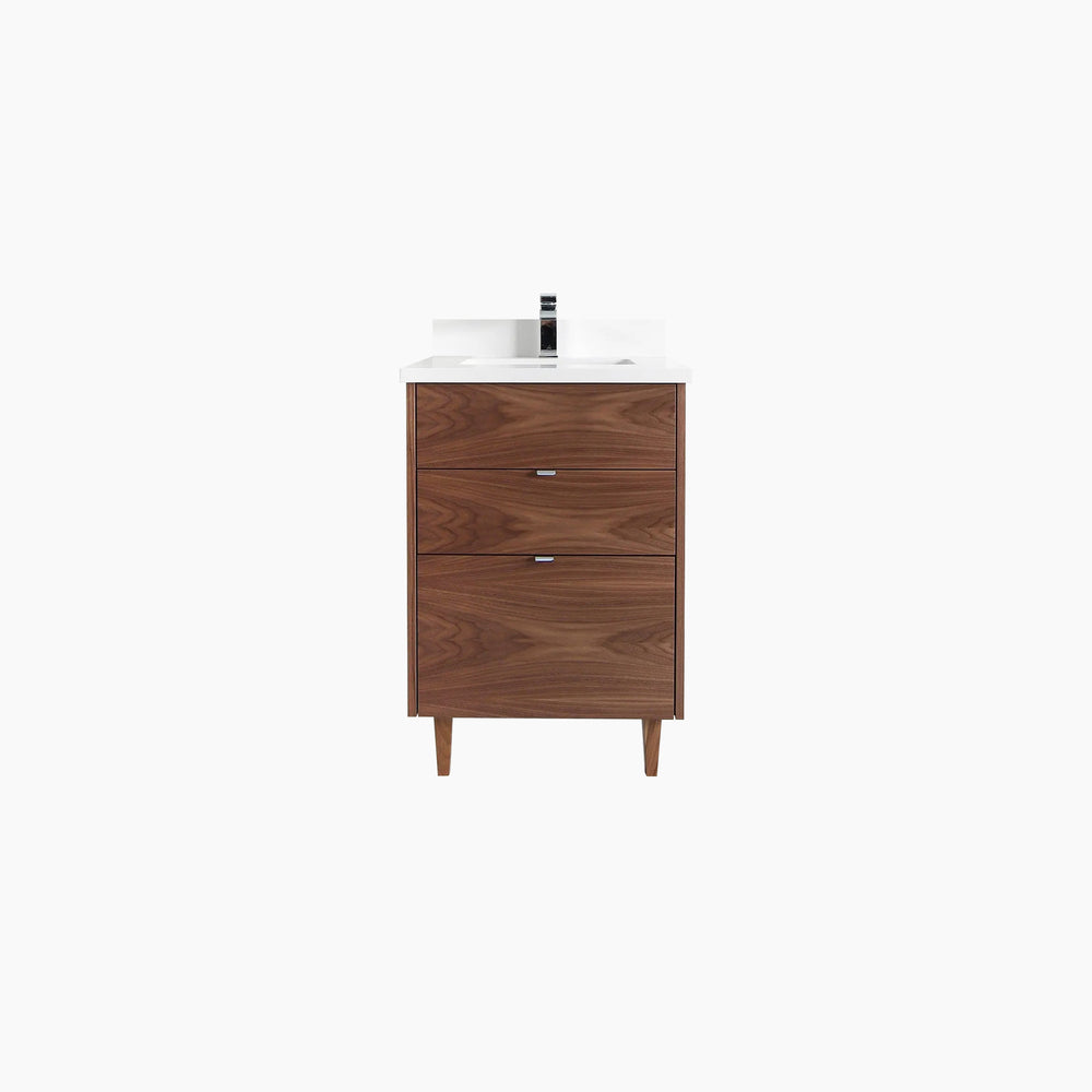 Austin 24" American Black Walnut Bathroom Vanity