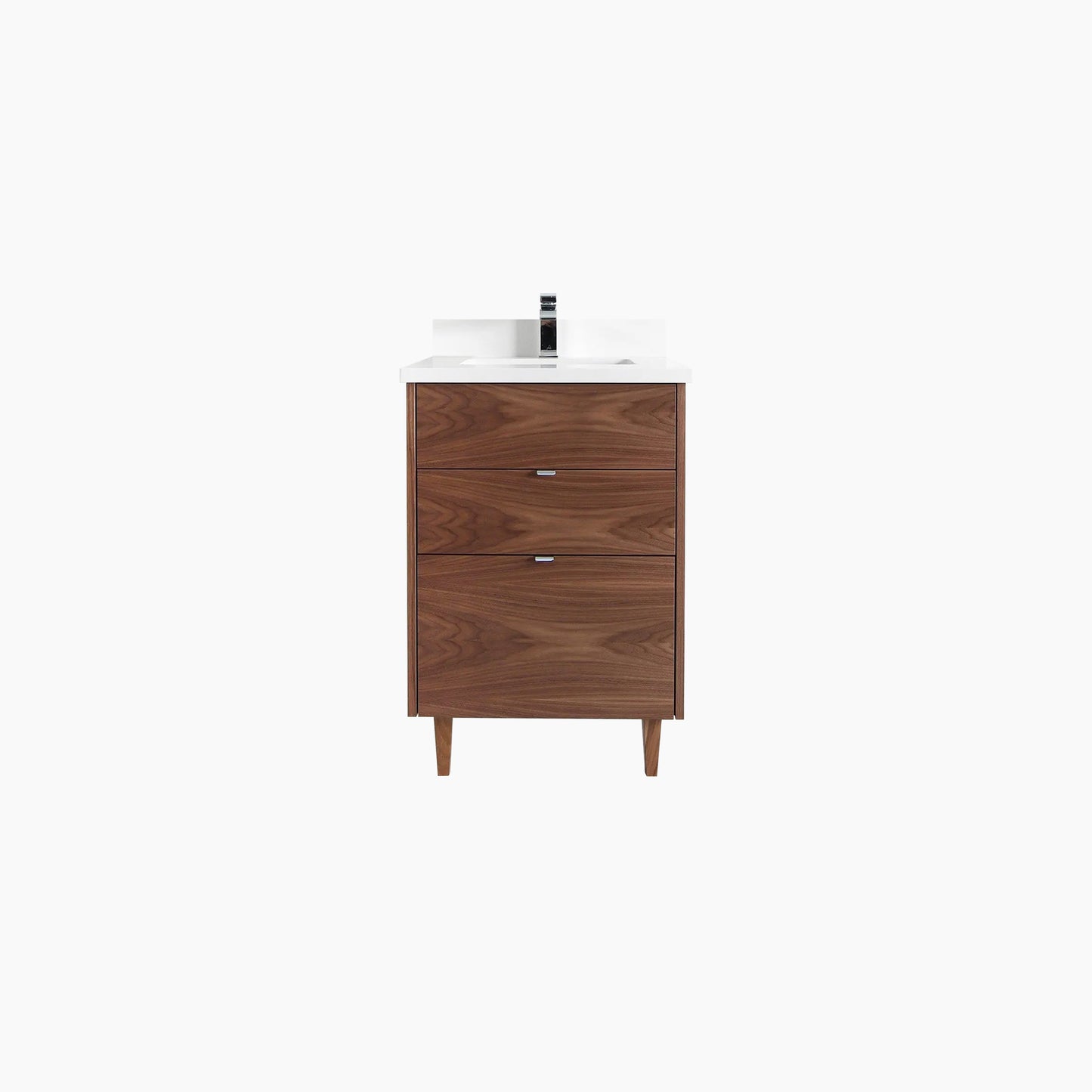 Austin 24" American Black Walnut Bathroom Vanity