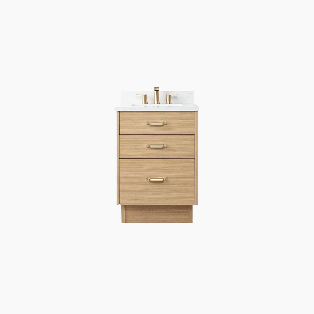 Austin 24" Natural White Oak Bathroom Vanity
