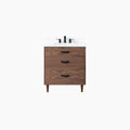 
                  
                    Austin 30" American Black Walnut Bathroom Vanity - All Drawers
                  
                