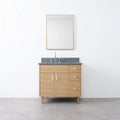 
                  
                    Austin 36" Natural White Oak Bathroom Vanity, Left Sink - Teodor Vanities
                  
                
