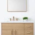 
                  
                    Austin 36" Natural White Oak Bathroom Vanity, Left Sink - Teodor Vanities
                  
                