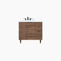 
                  
                    Austin 36" American Black Walnut Bathroom Vanity, Left Sink
                  
                