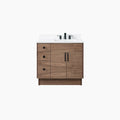 
                  
                    Austin 36" American Black Walnut Bathroom Vanity, Right Sink
                  
                