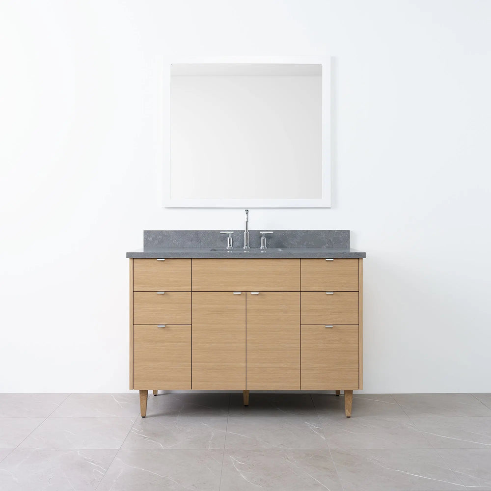 
                  
                    Austin 48" Natural White Oak Bathroom Vanity - Teodor Vanities
                  
                