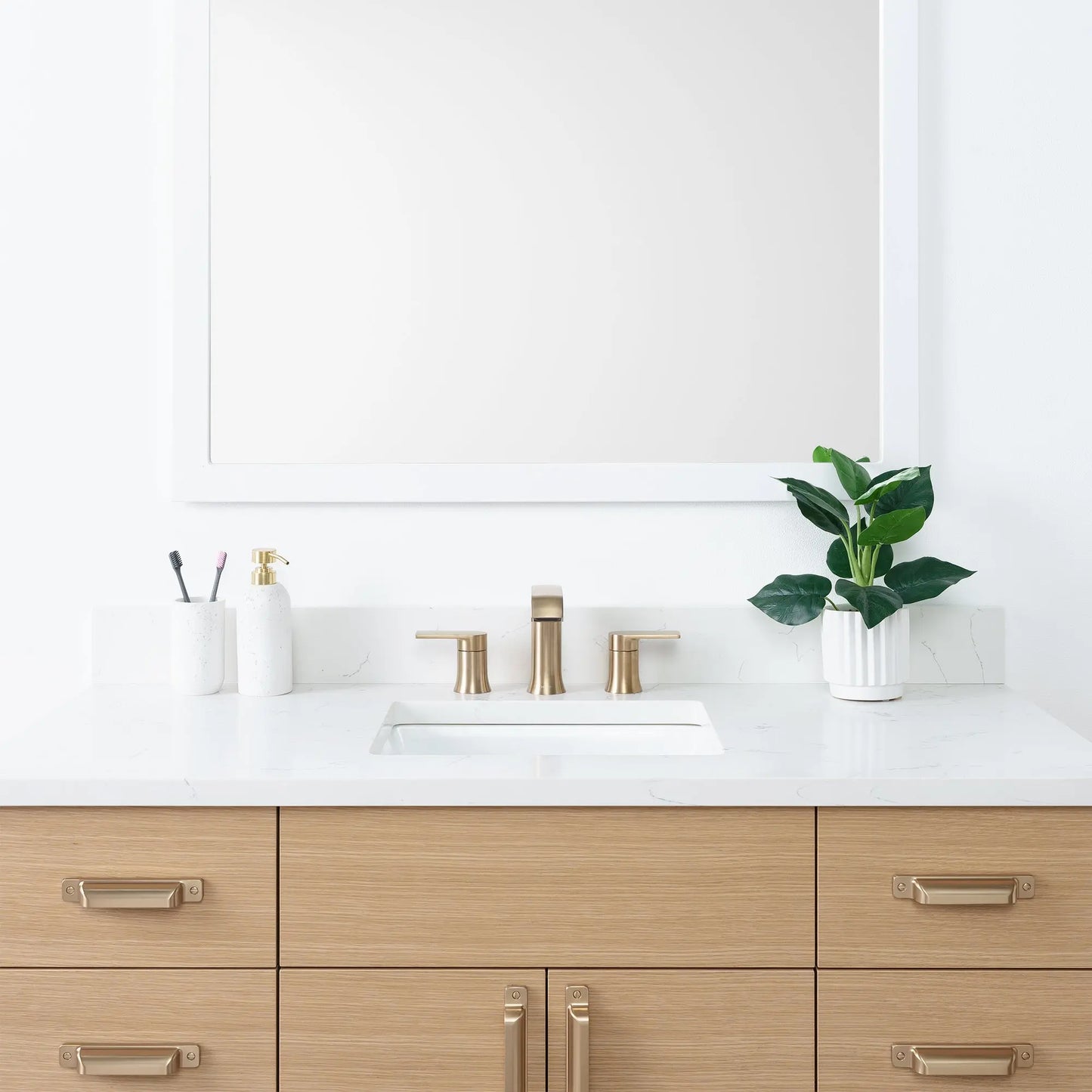
                  
                    Austin 48" Natural White Oak Bathroom Vanity - Teodor Vanities
                  
                