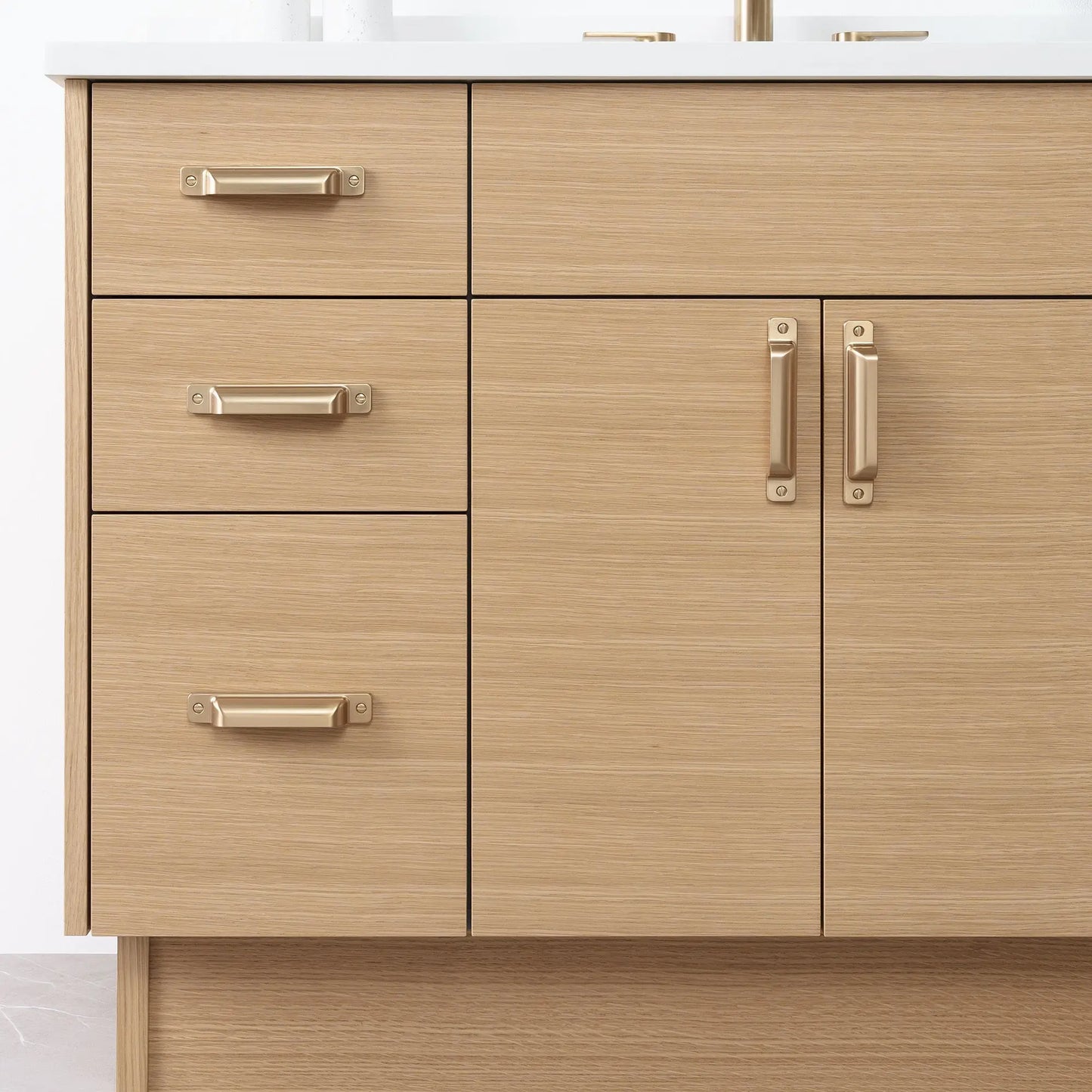 
                  
                    Austin 48" Natural White Oak Bathroom Vanity - Teodor Vanities
                  
                