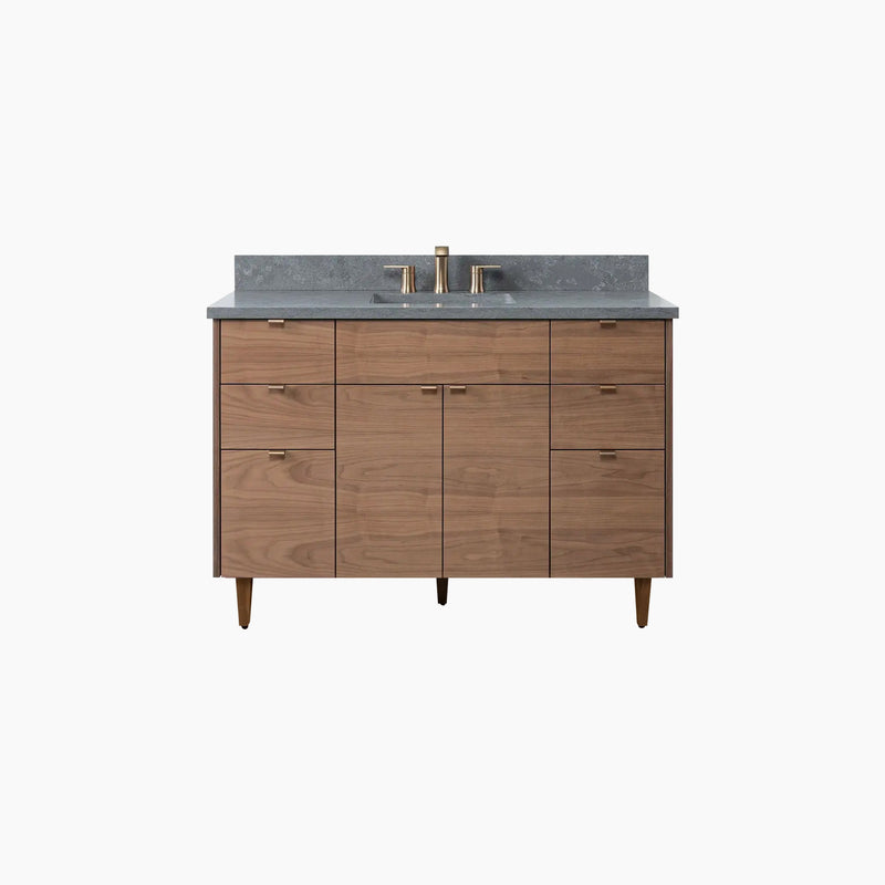 Austin 48" American Black Walnut Bathroom Vanity