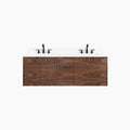 
                  
                    Austin 60" Wall Mount American Black Walnut Bathroom Vanity, Double Sink
                  
                
