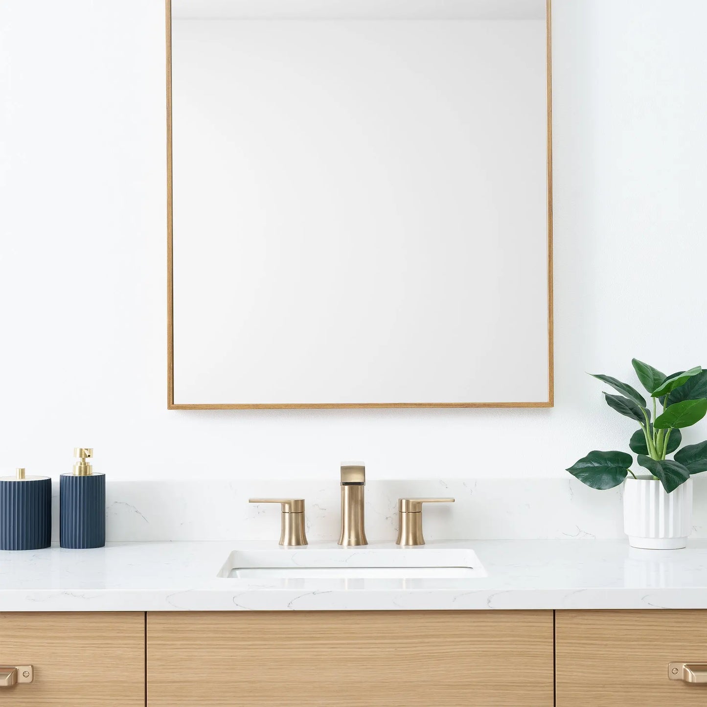 
                  
                    Austin 60" Natural White Oak Bathroom Vanity - Teodor Vanities
                  
                