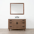 
                  
                    Austin Stainless SLIM 48" American Black Walnut Bathroom Vanity Teodor Bathroom Vanity Canada
                  
                