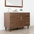 
                  
                    Austin Stainless SLIM 48" American Black Walnut Bathroom Vanity Teodor Bathroom Vanity Canada
                  
                