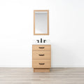 
                  
                    Ashbury SLIM 24" Natural White Oak Bathroom Vanity - All Drawers Teodor Bathroom Vanity Canada
                  
                
