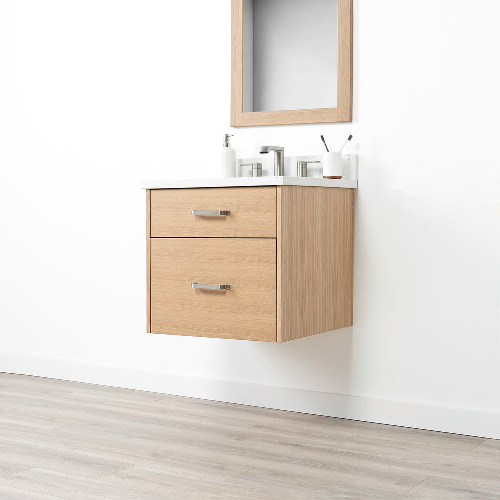 
                  
                    Ashbury 24" Wall Mount Natural White Oak Bathroom Vanity
                  
                