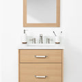 
                  
                    Ashbury SLIM 24" Wall Mount Natural White Oak Bathroom Vanity - All Drawers Teodor Bathroom Vanity Canada
                  
                