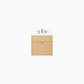 
                  
                    Ashbury SLIM 24" Wall Mount Natural White Oak Bathroom Vanity - All Drawers Teodor Bathroom Vanity Canada
                  
                