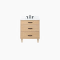 
                  
                    Ashbury SLIM 30" Natural White Oak Bathroom Vanity - All Drawers Teodor Bathroom Vanity Canada
                  
                