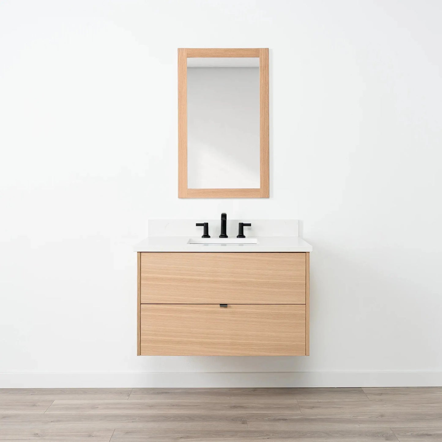
                  
                    Ashbury 36" Wall Mount Natural White Oak Bathroom Vanity
                  
                