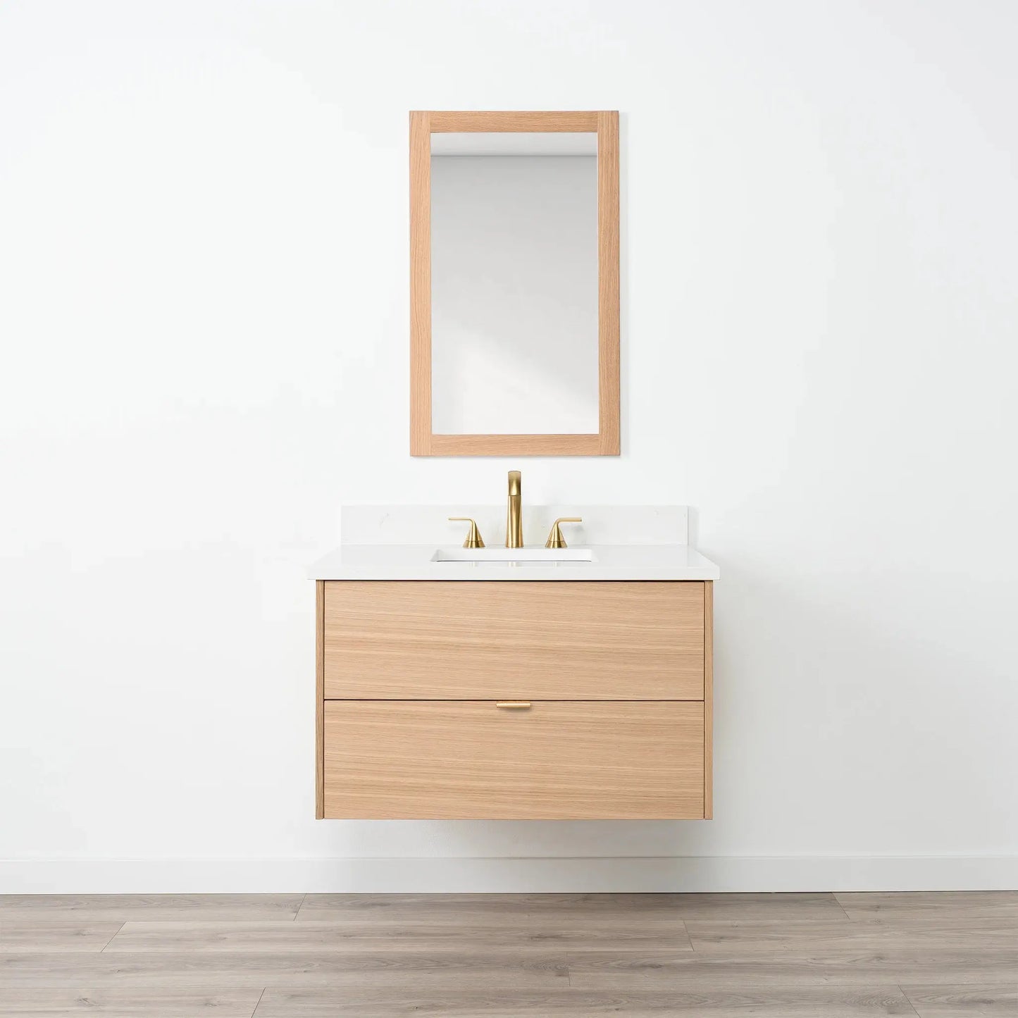 
                  
                    Ashbury 36" Wall Mount Natural White Oak Bathroom Vanity
                  
                