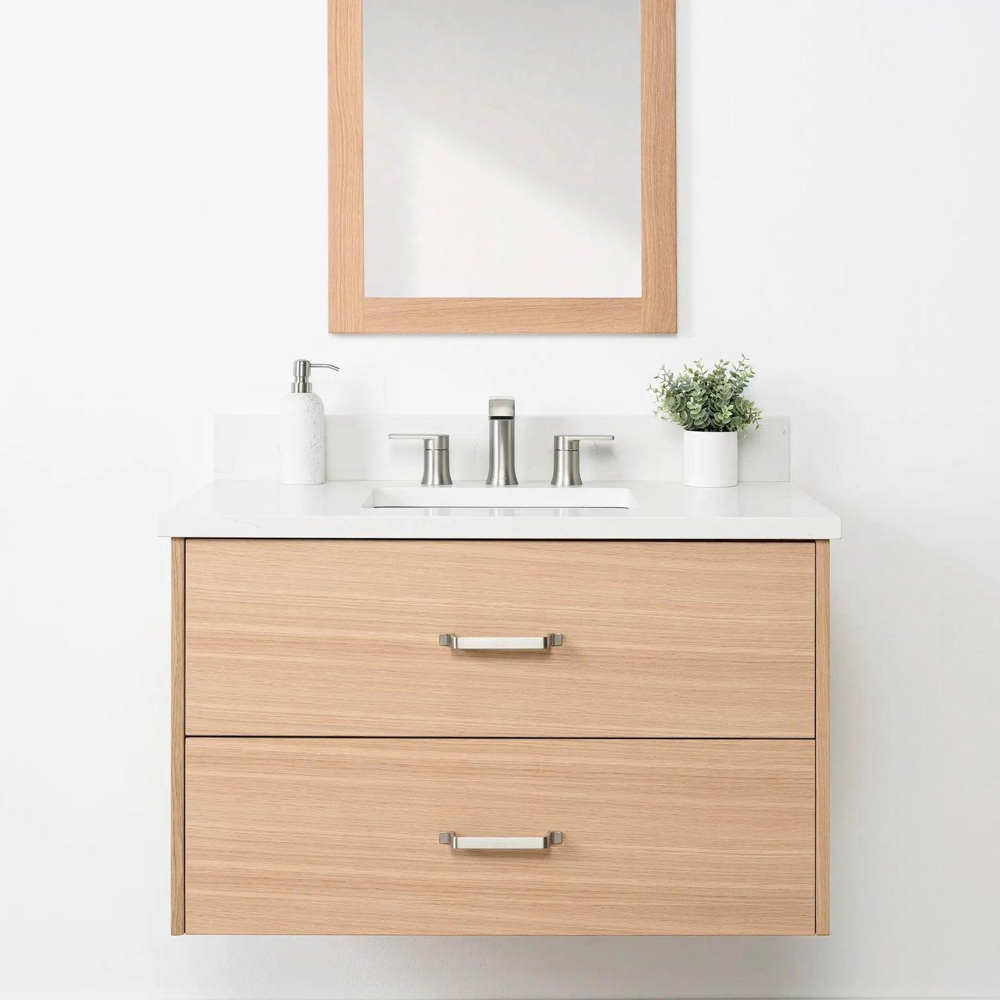 
                  
                    Ashbury 36" Wall Mount Natural White Oak Bathroom Vanity
                  
                