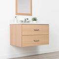 
                  
                    Ashbury SLIM 36" Wall Mount Natural White Oak Bathroom Vanity Teodor Bathroom Vanity Canada
                  
                